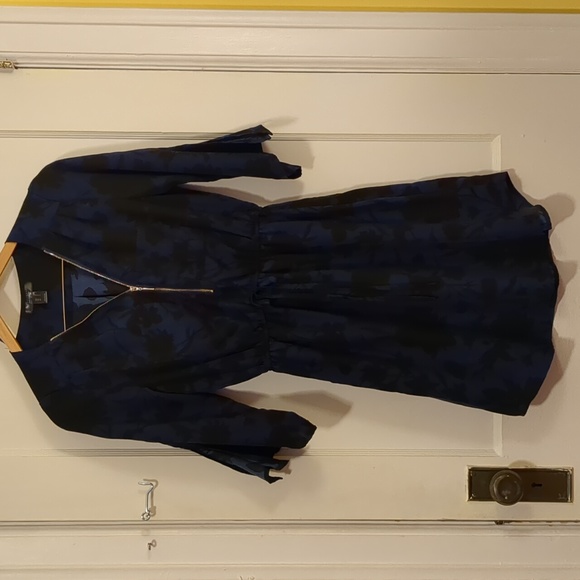 Streetwear Society zip front shirred waist dress, S - Picture 1 of 7